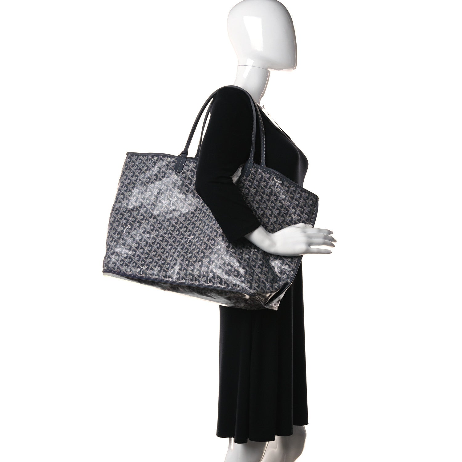 Goyard Goyardine Reversible Anjou GM Grey 2 of 13