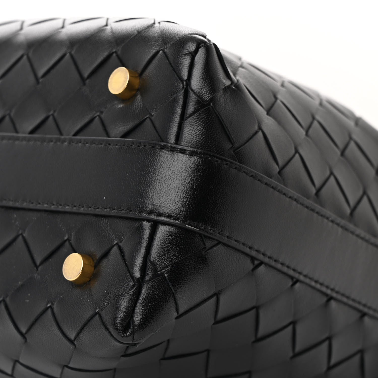 Bottega Veneta Calfskin Nappa Intrecciato Mini Wallace Black 10 of 10