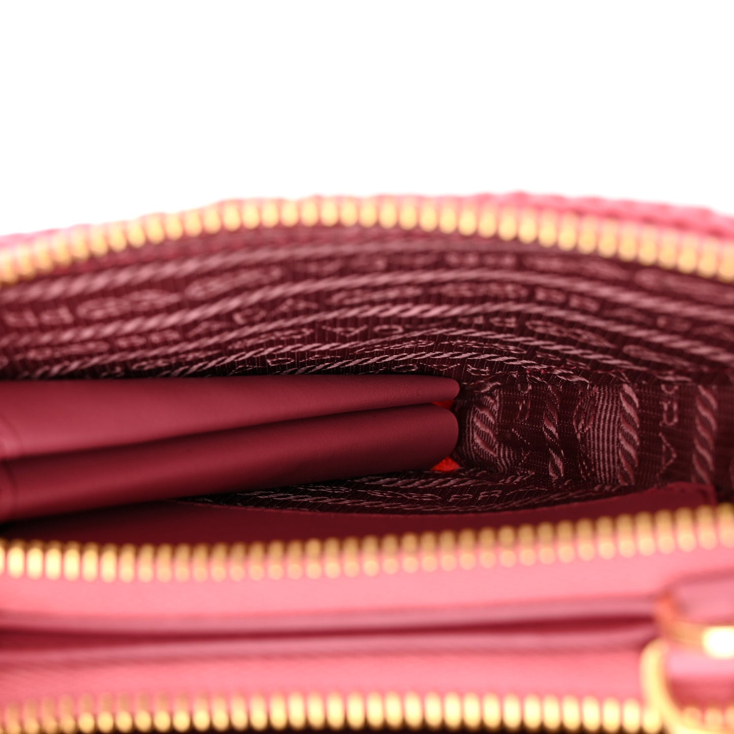 Raffia Calfskin Crochet Logo Embroidered Mini Triangle Pouch Petalo