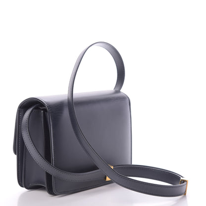 Celine Box Calfskin Small Classic Box Flap Bag Navy Blue 3 of 11