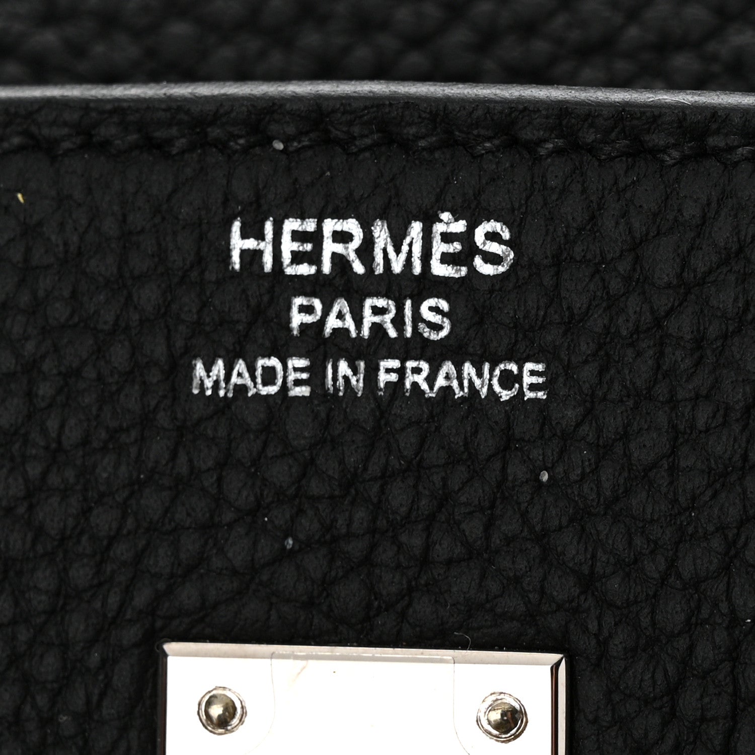 Hermes Togo Birkin 25 Black 6 of 11