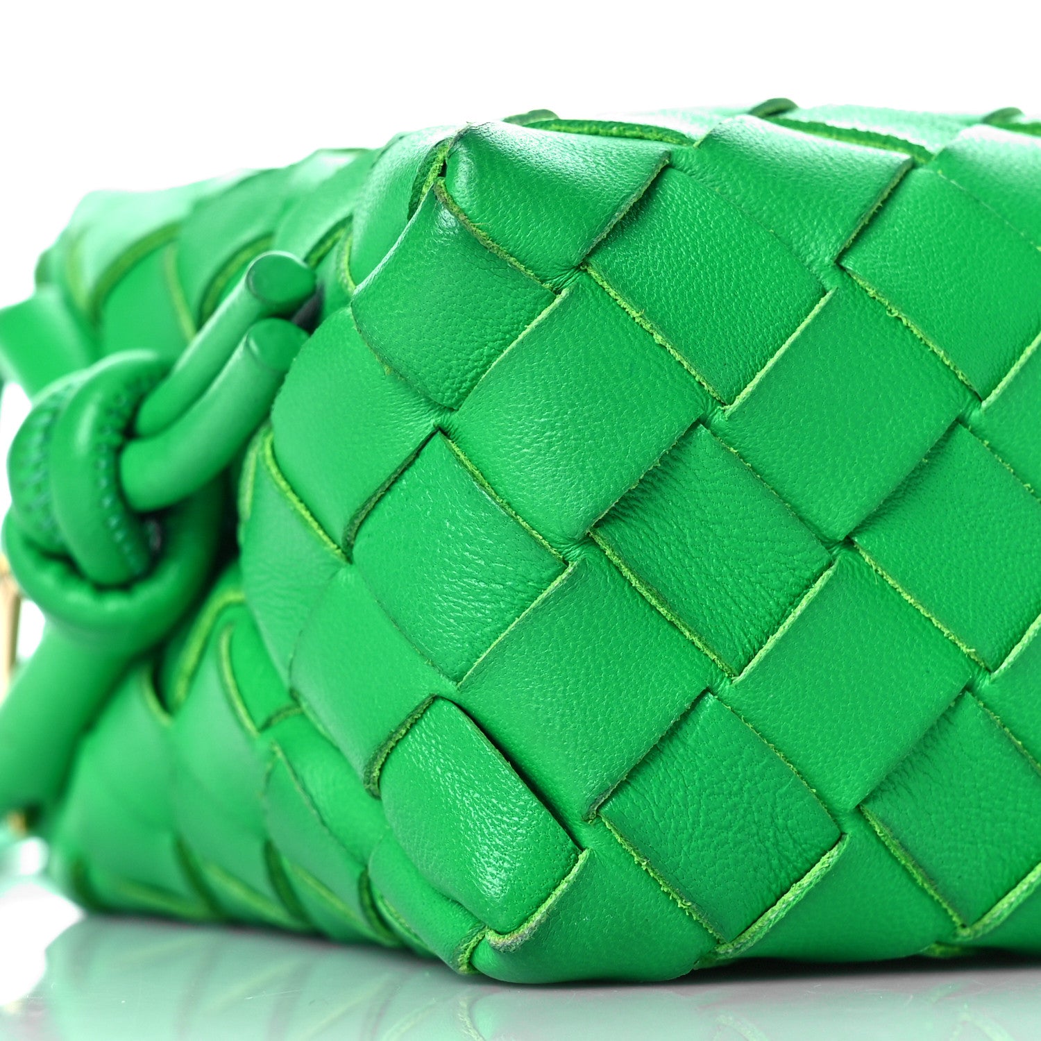 Bottega Veneta Nappa Intrecciato Mini Loop Camera Bag Parakeet 7 of 9
