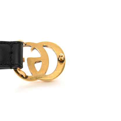 Gucci Calfskin Double G 20mm Belt 85 34 Black 7 of 8