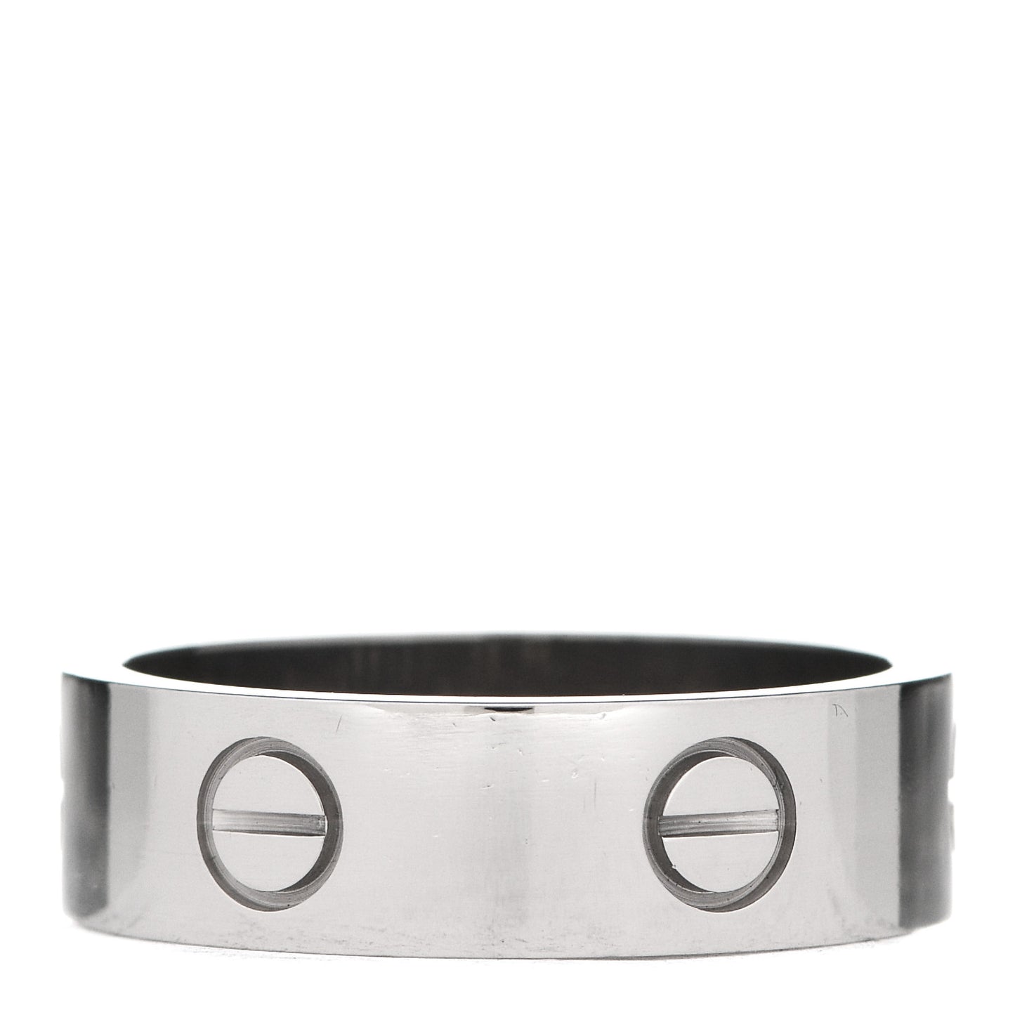 18K White Gold 6mm LOVE Ring 58 8.25