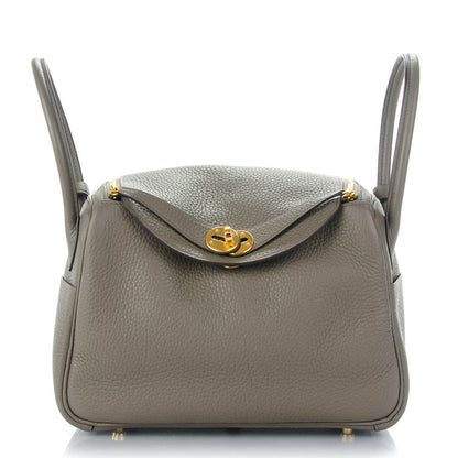 Hermes Taurillon Clemence Lindy 26 Etain 1 of 11