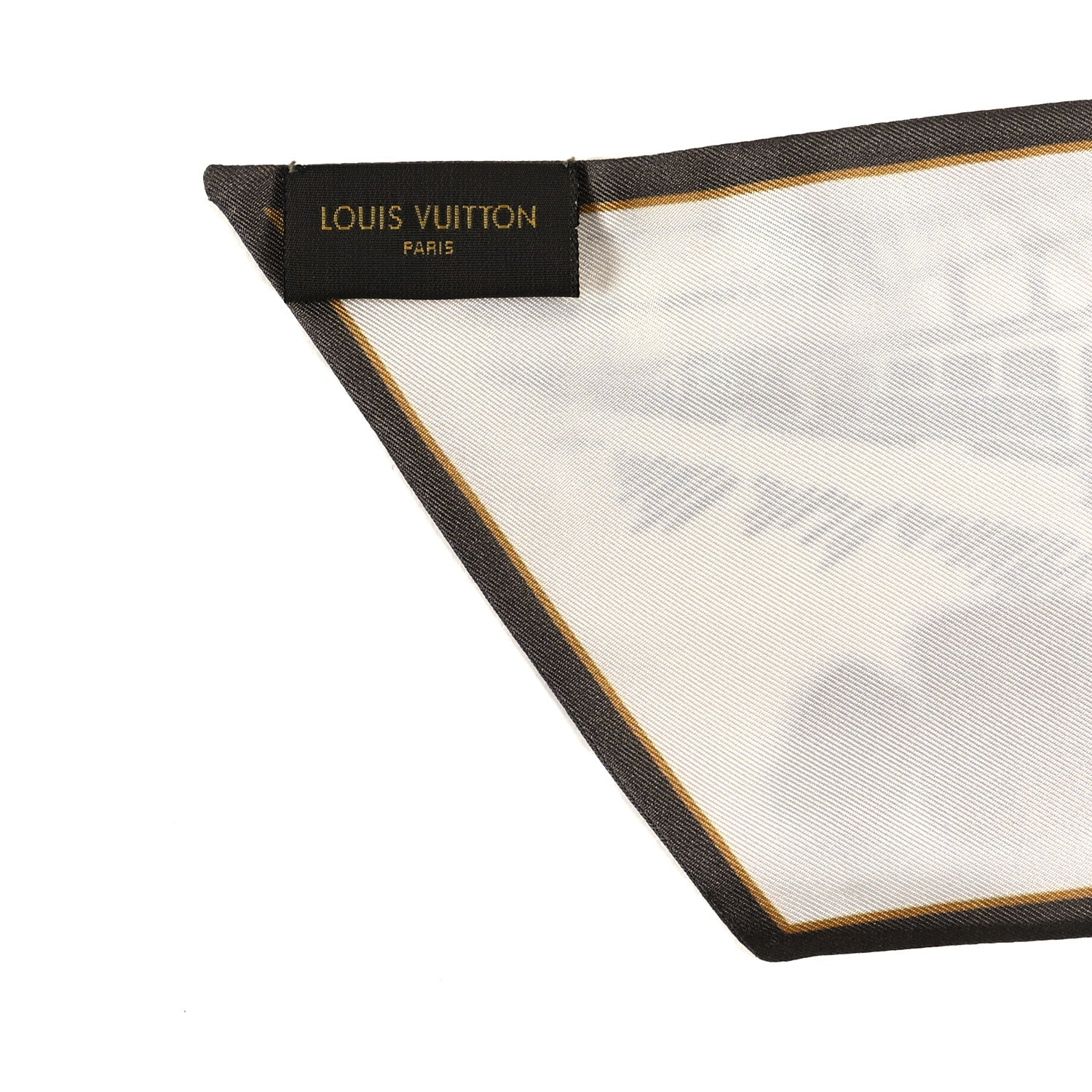 Louis Vuitton Silk LV Comics Bandeau Taupe 3 of 3