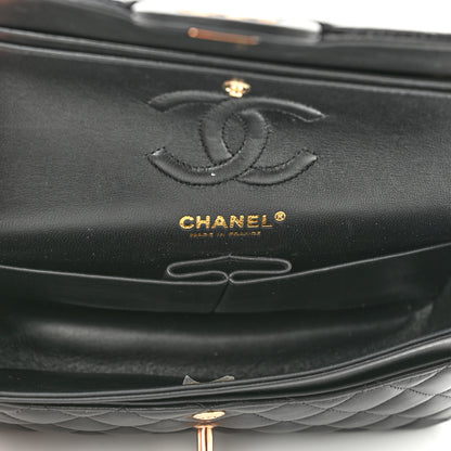 Chanel Lambskin Quilted Small Double Flap Black 5 of 11