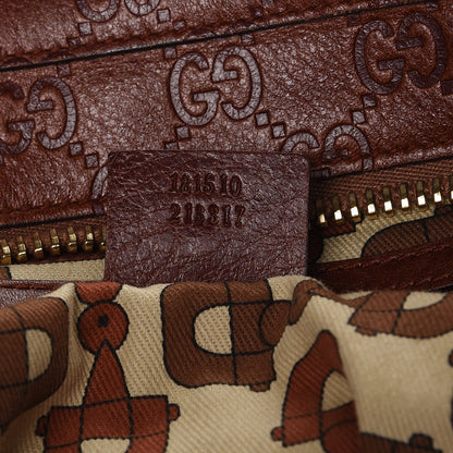 Gucci Guccissima Trim Large Signoria Tote Brown 6 of 15