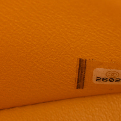 Chanel Caviar Quilted Medium Double Flap Yellow 10 of 11