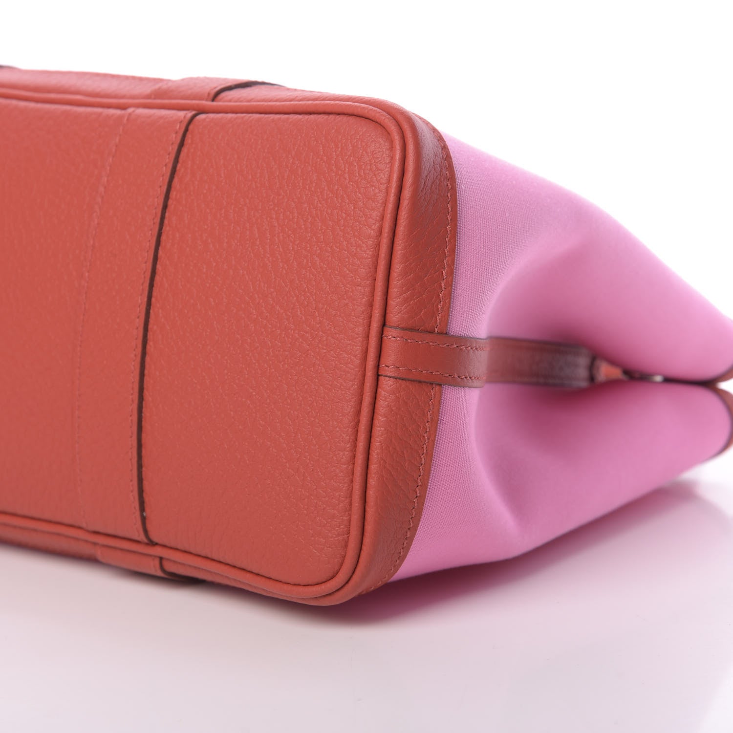 Hermes Toile Militaire Vache Country Garden Party Tote 30 Bubblegum Rouge Duchesse 10 of 11