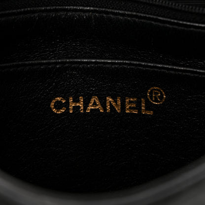 Chanel Lambskin Quilted Mini Square Flap Bag Black 6 of 12
