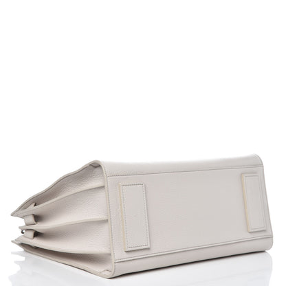 Saint Laurent Grained Calfskin Small Supple Sac De Jour Ivory 5 of 12