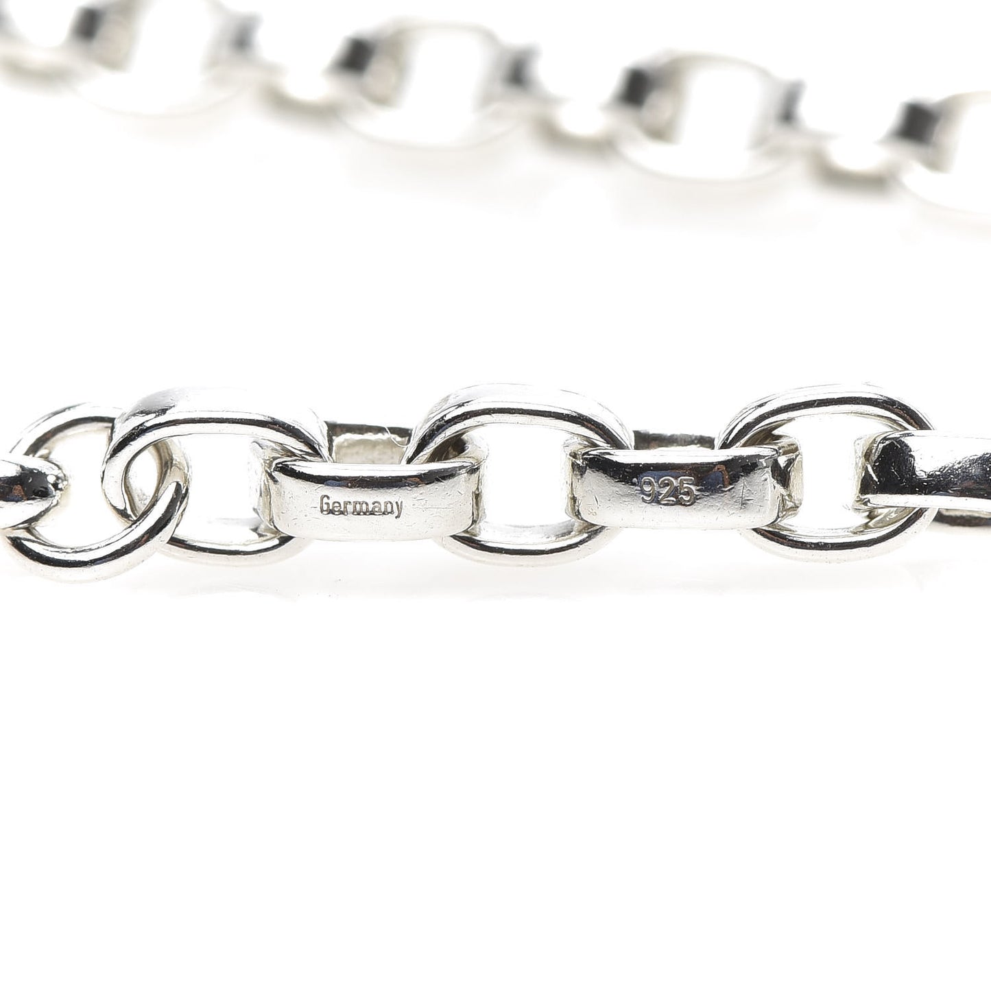 Sterling Silver Round Chain Link Bracelet
