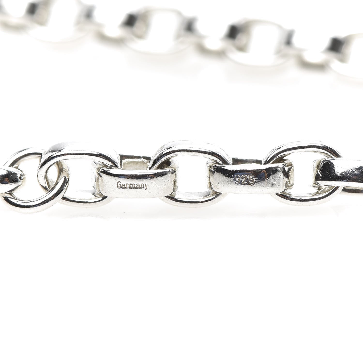 Tiffany Sterling Silver Round Chain Link Bracelet 6 of 8
