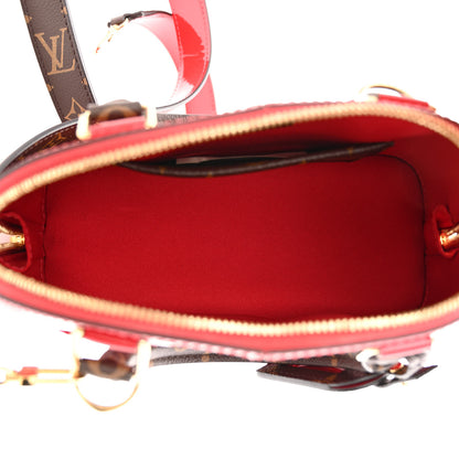 Louis Vuitton Patent Monogram Alma BB Scarlet 4 of 12