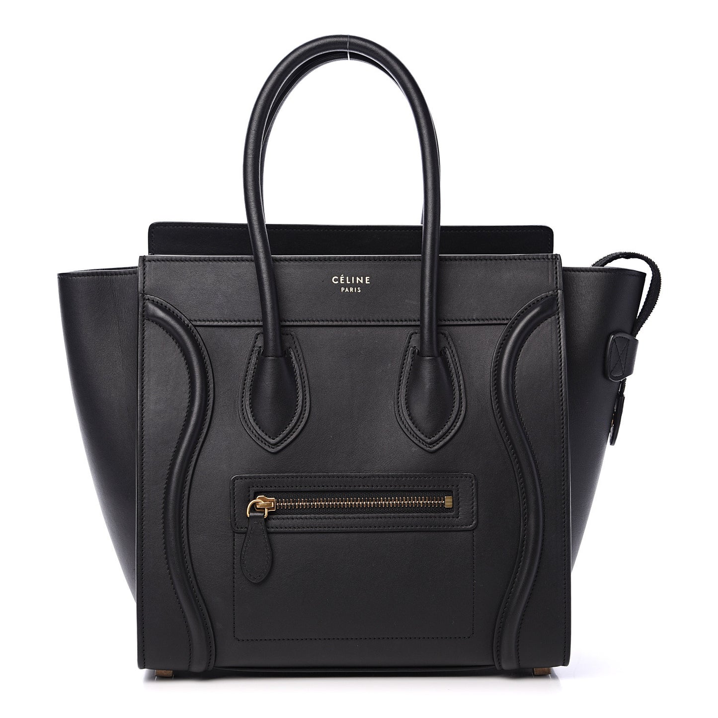 Smooth Calfskin Micro Luggage Black