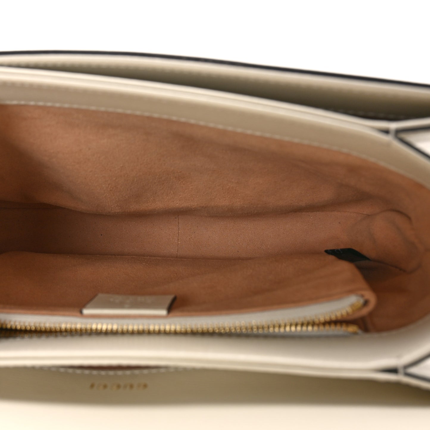GG Supreme Monogram Horsebit 1955 Shoulder Bag Beige Mystic White
