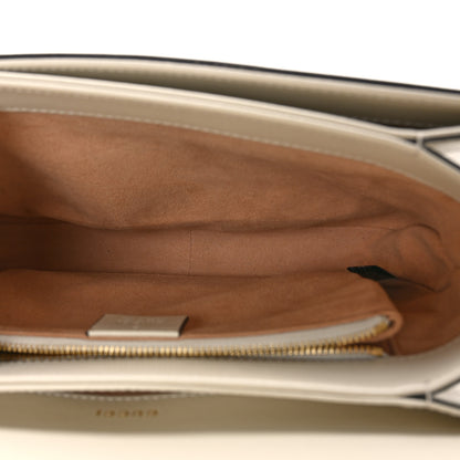 Gucci GG Supreme Monogram Horsebit 1955 Shoulder Bag Beige Mystic White 5 of 9