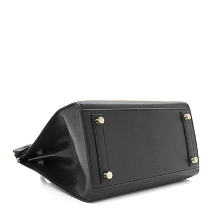 Hermes Chevre Chamkila Birkin Sellier 25 Bambou Black 4 of 31