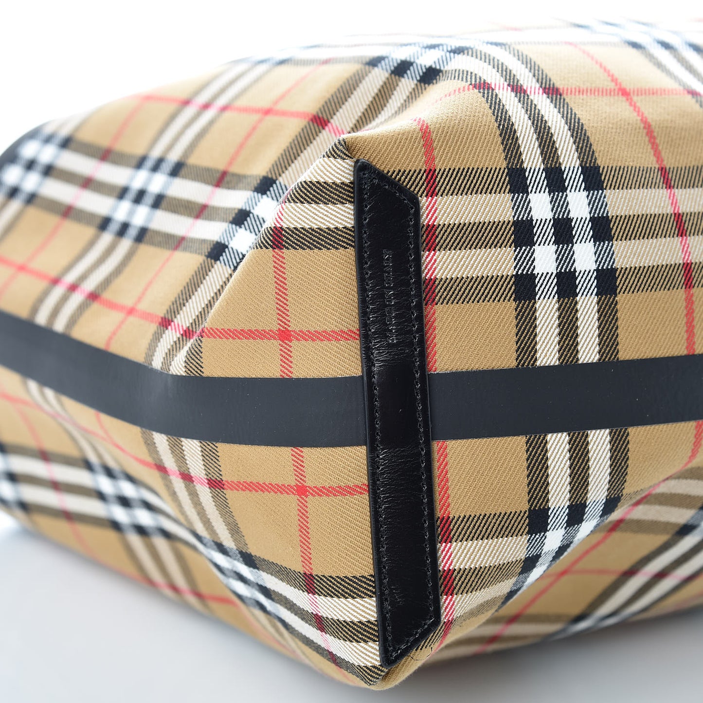 Vintage Check Medium The Giant Reversible Tote Antique Yellow Bright Red