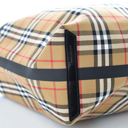 Burberry Vintage Check Medium The Giant Reversible Tote Antique Yellow Bright Red 14 of 15