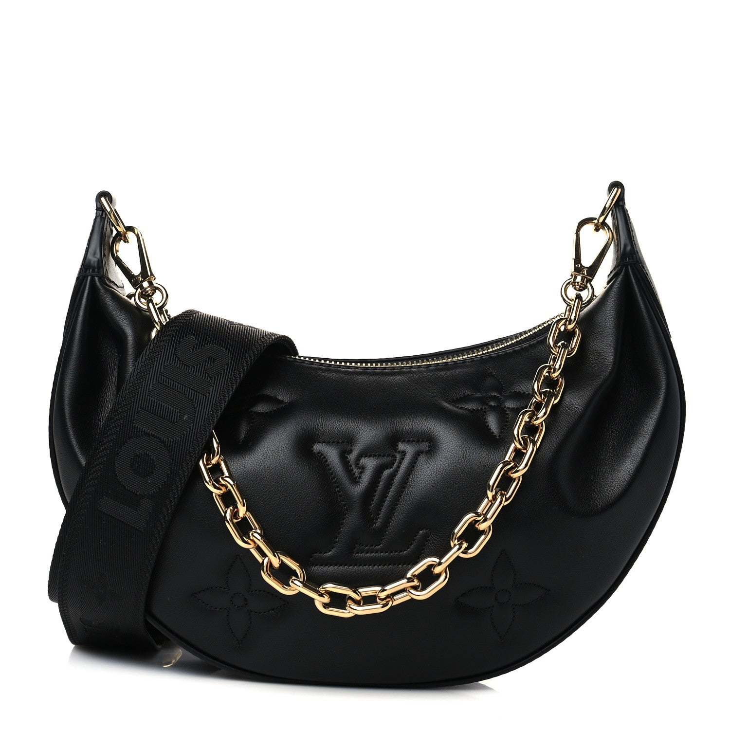 Louis Vuitton Calfskin Bubblegram Over The Moon Black 1 of 6