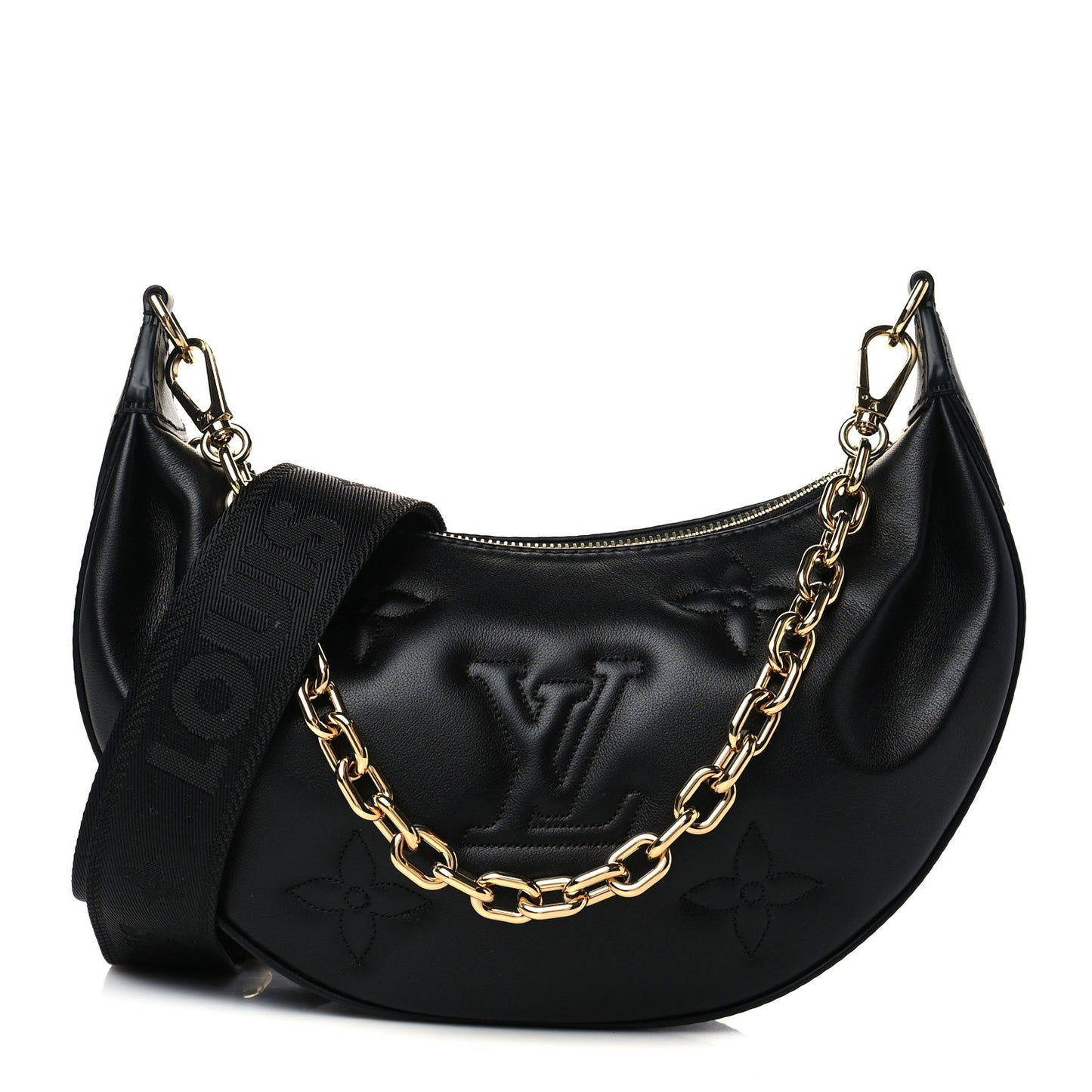 Calfskin Bubblegram Over The Moon Black