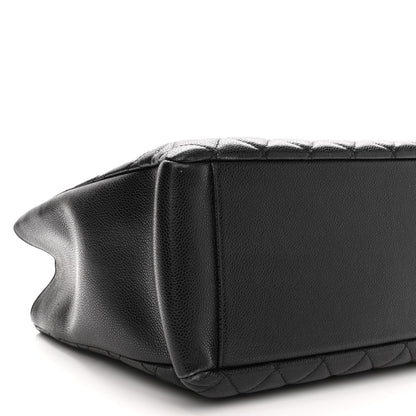 Chanel Caviar Quilted Grand Shopping Tote GST Black 9 of 10