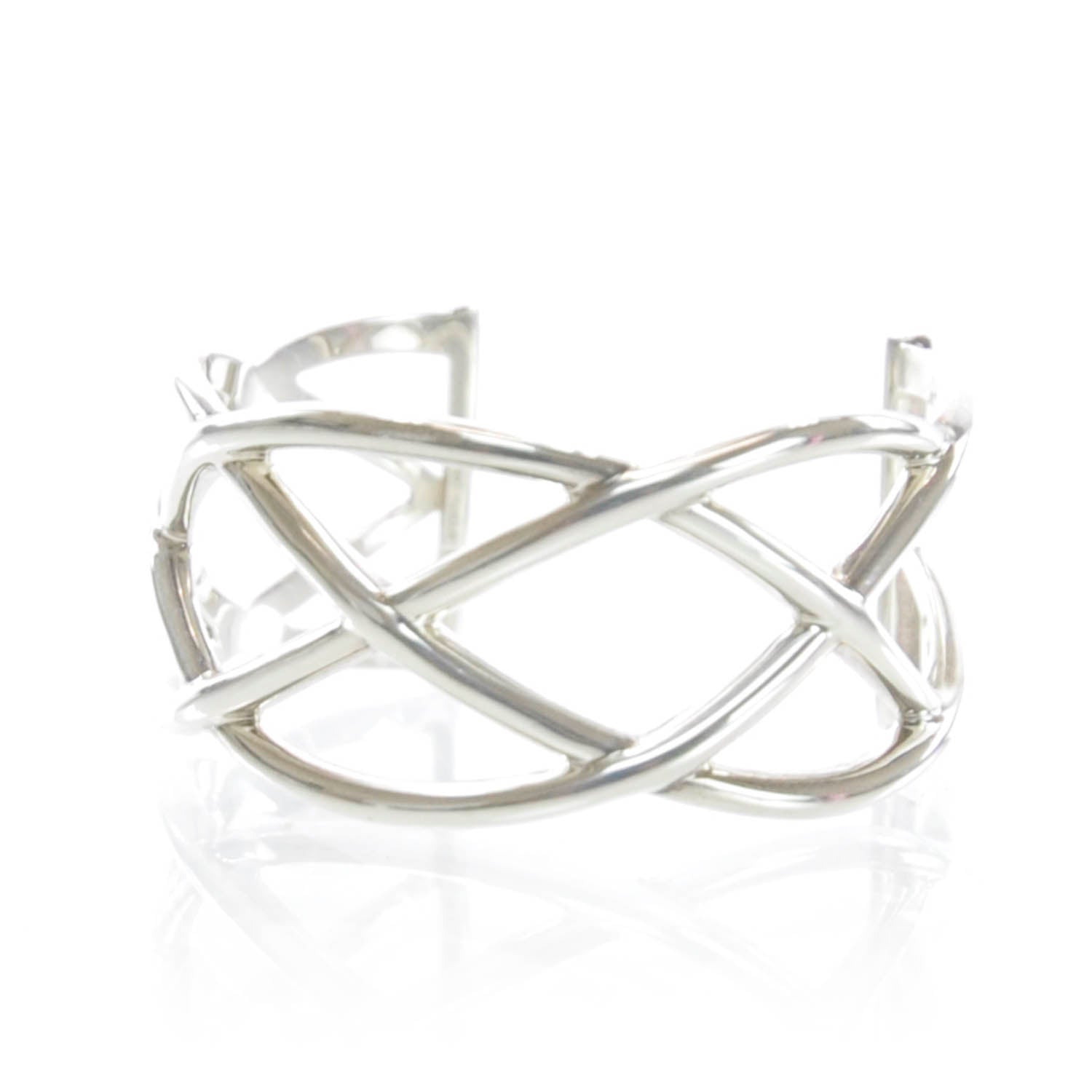 Tiffany Sterling Silver Celtic Open Knot Cuff Bracelet 4 of 4