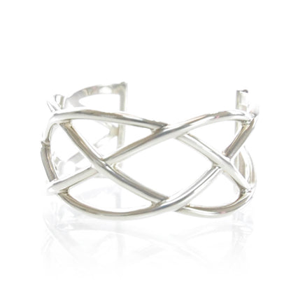 Tiffany Sterling Silver Celtic Open Knot Cuff Bracelet 4 of 4