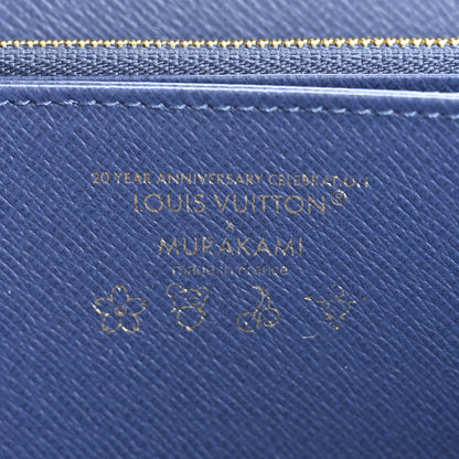 Louis Vuitton LV X TM Monogram Denim Cerises Zippy Wallet Blue 6 of 7