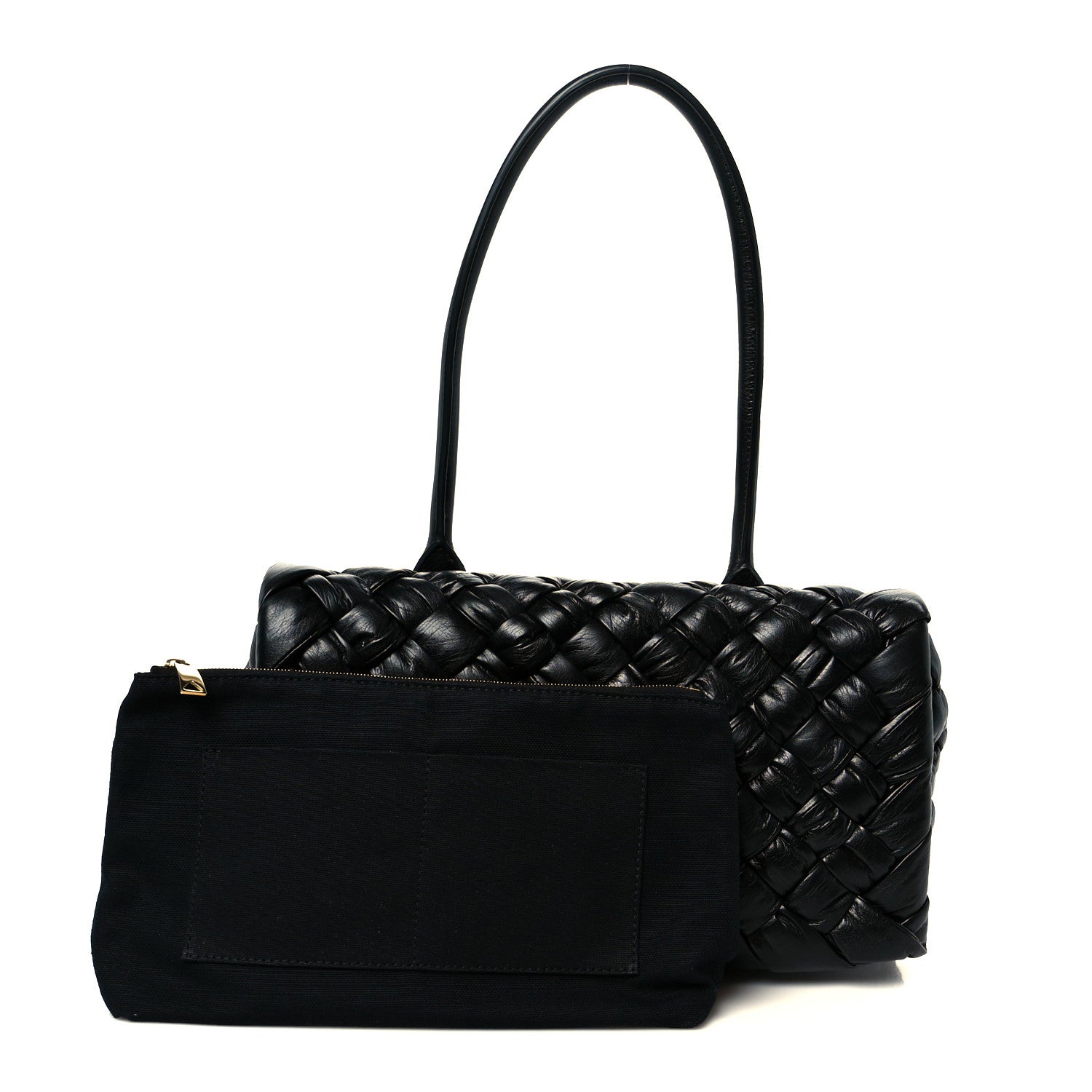 Bottega Veneta Calfskin Intreccio Rumple Desiree Shoulder Bag