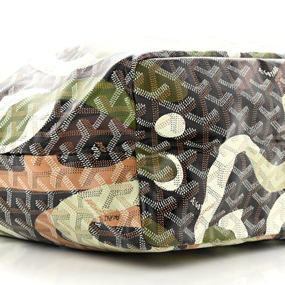Goyard Goyardine Saint Louis Lettres Camouflage PM Black Green 10 of 11