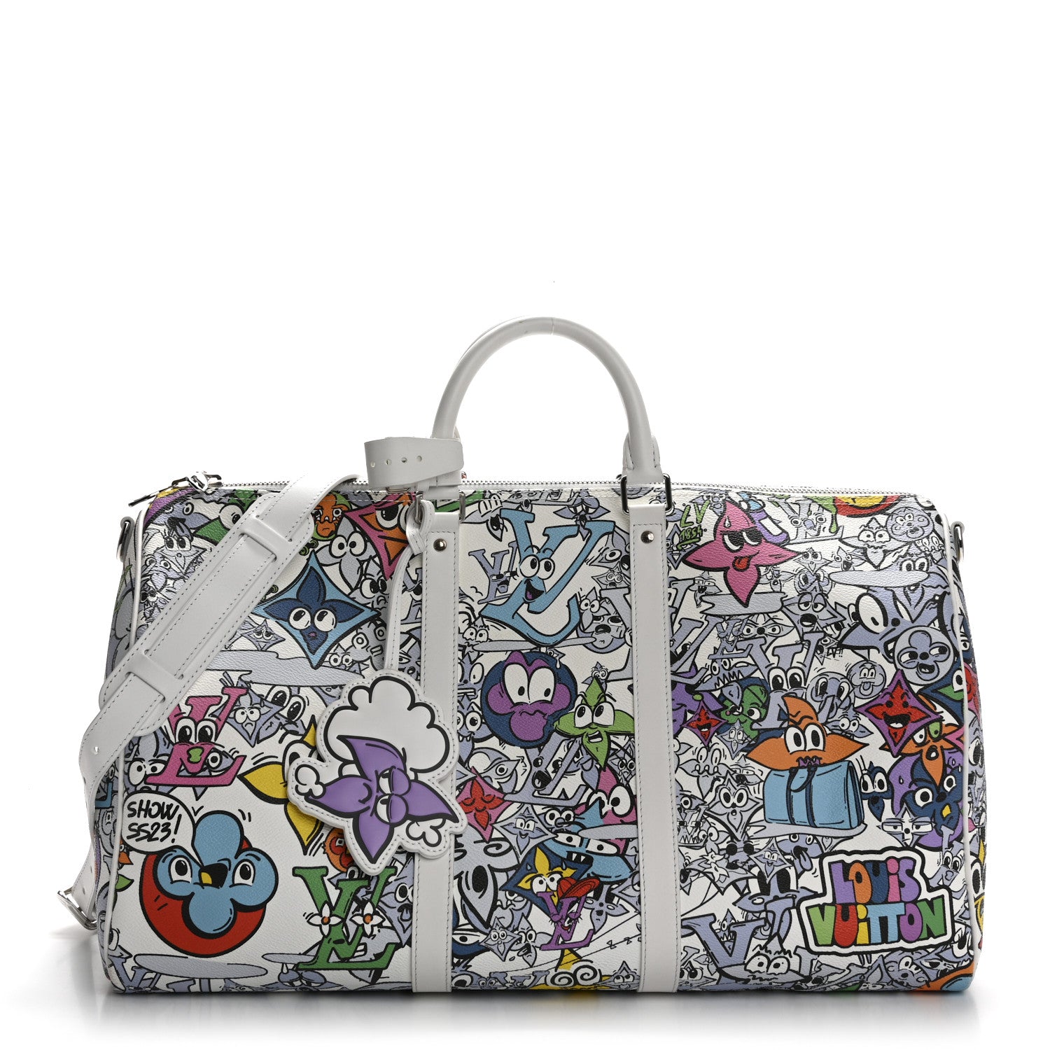 Louis Vuitton Monogram Comics Keepall Bandouliere 50 Multicolor 1 of 15