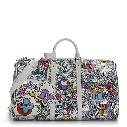 Louis Vuitton Monogram Comics Keepall Bandouliere 50 Multicolor 1 of 15