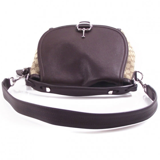 Monogram Techno Horsebit Large Flap Bag