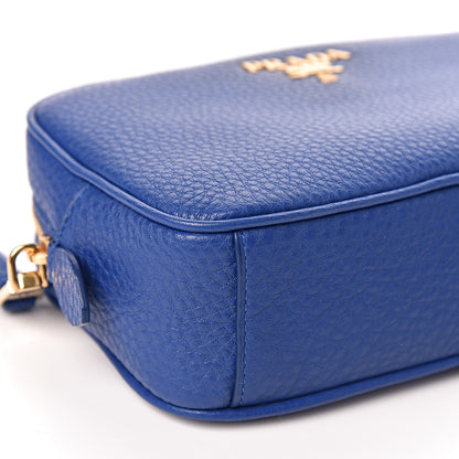 Prada Vitello Daino Cosmetic Pouch Royal 8 of 9
