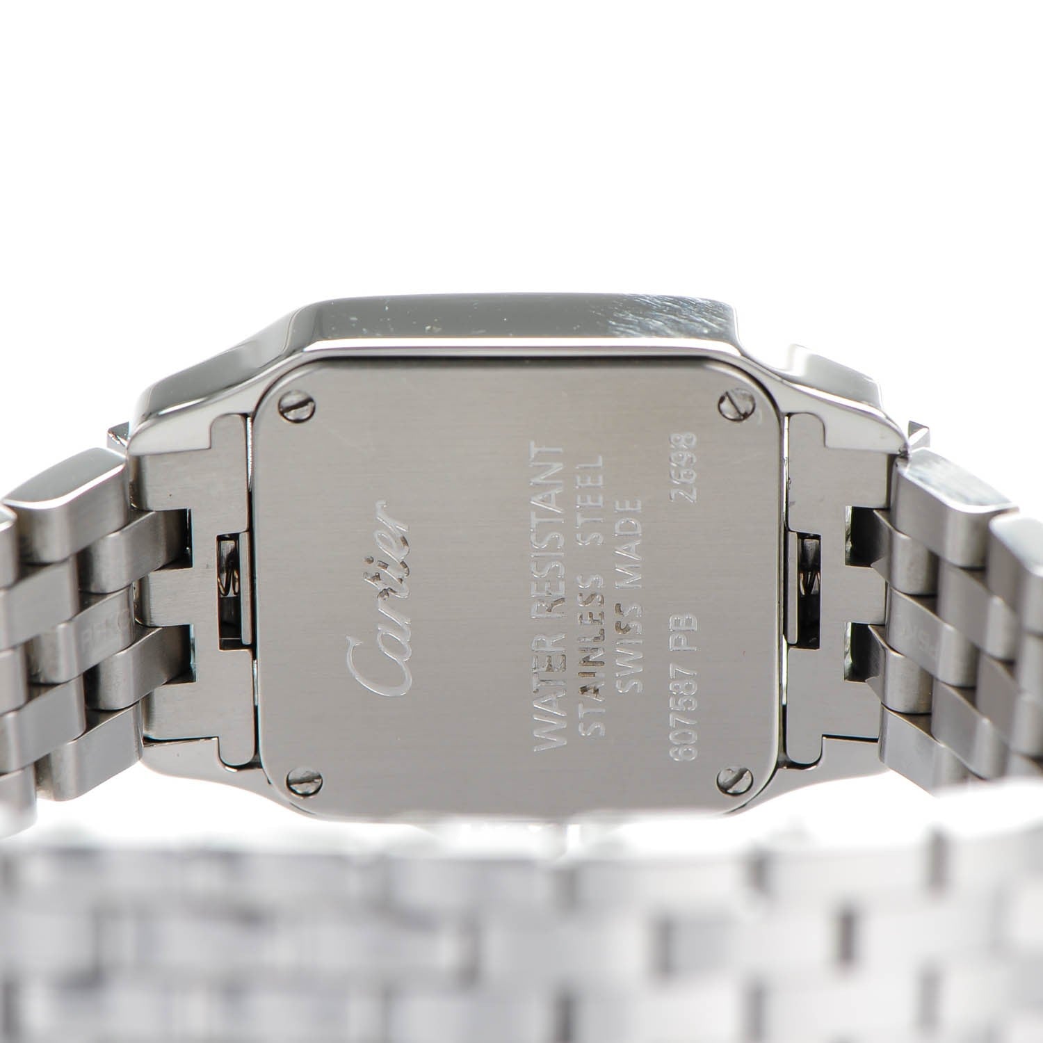 Cartier Stainless Steel 20mm Santos Demoiselle Quartz Watch 5 of 8
