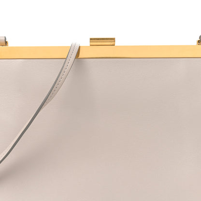 Celine Smooth Calfskin Mini Clasp Bag Light Grey 8 of 10