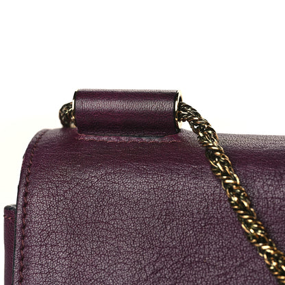 Chloe Calfskin Medium Elsie Shoulder Bag Purple 10 of 11