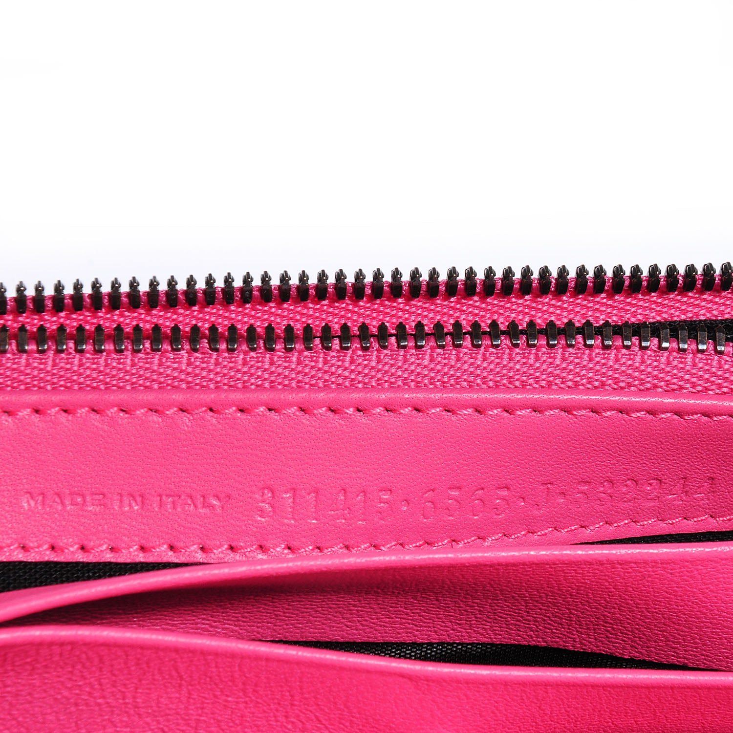 Balenciaga Calfskin Papier Platre Money Wallet Framboise 17 of 20