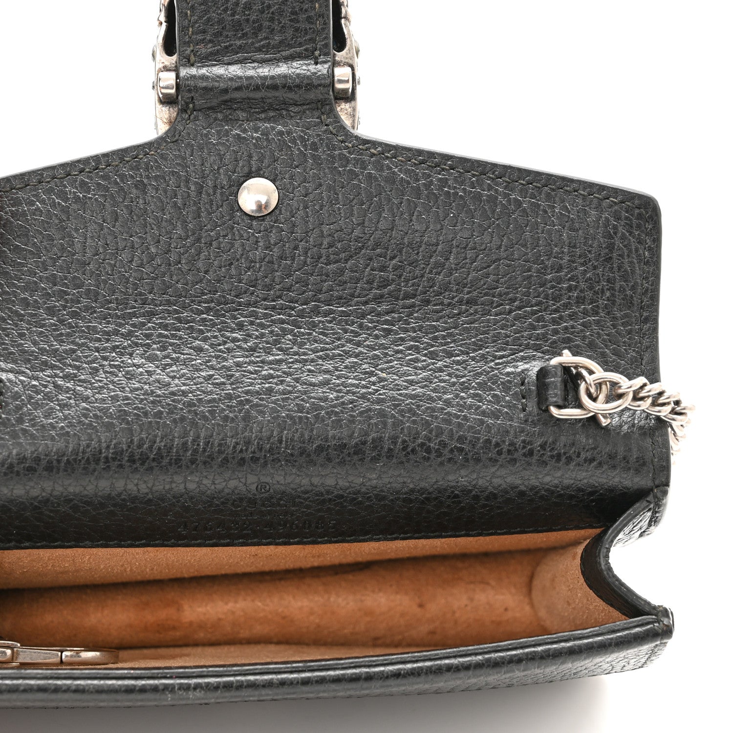Gucci Calfskin Super Mini Dionysus Shoulder Bag Black 5 of 12