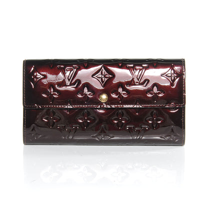 Louis Vuitton Vernis Sarah Wallet Amarante 1 of 8
