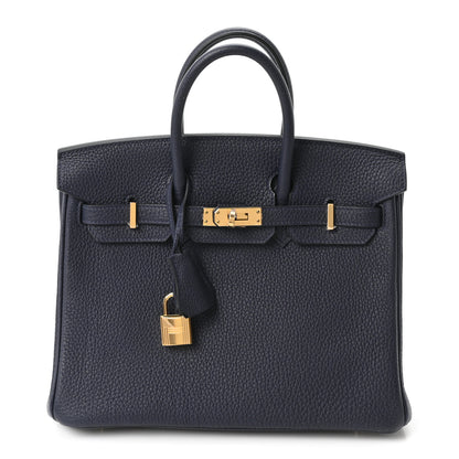 Hermes Togo Birkin 25 Bleu Nuit 1 of 10