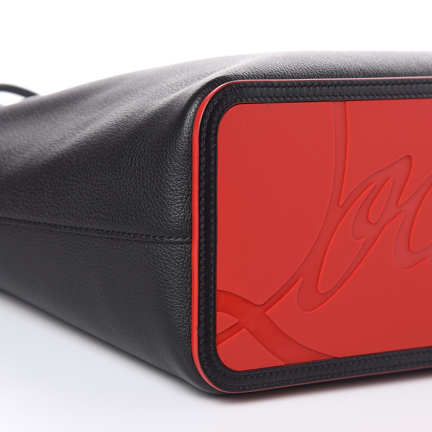 Christian Louboutin Calfskin Spikes East West Cabata Tote Black 8 of 12