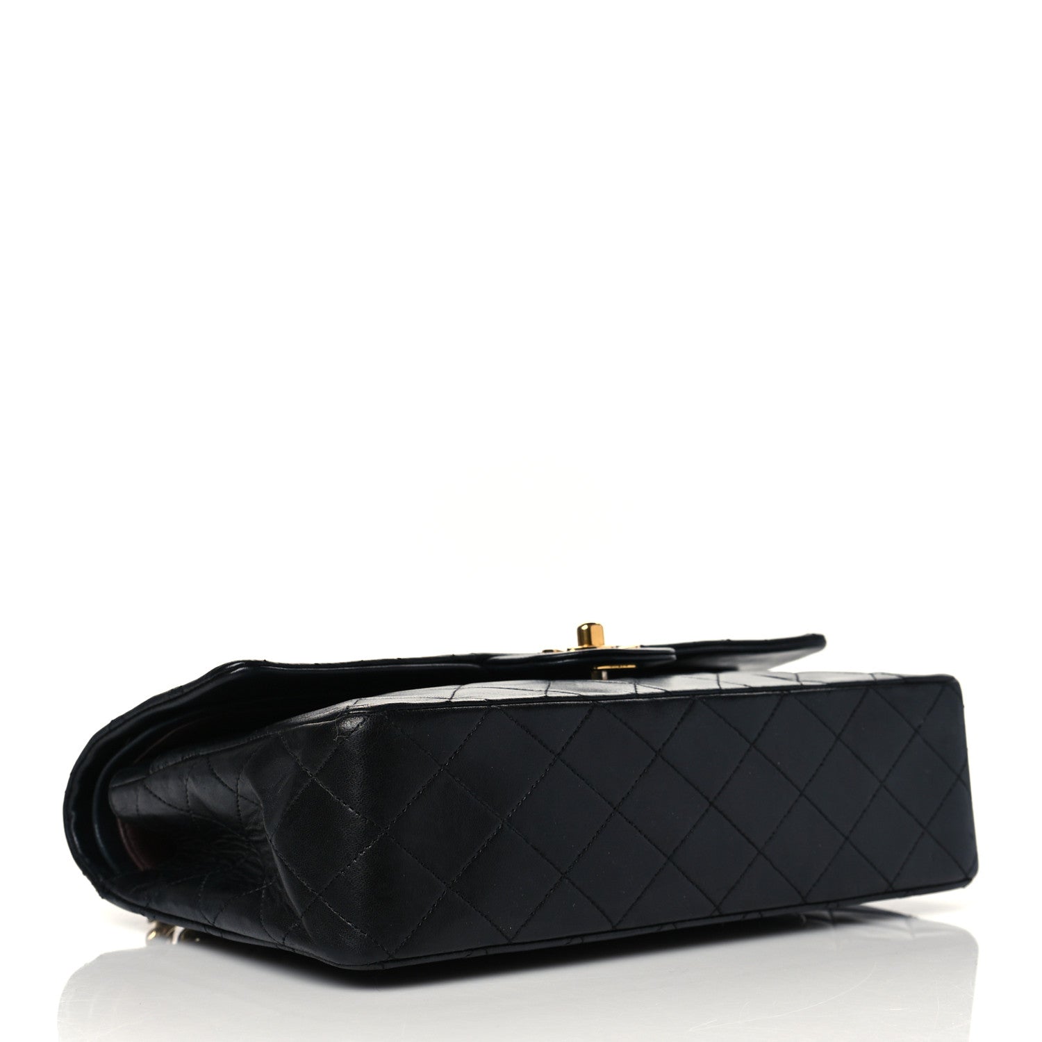 Chanel Lambskin Quilted Medium Double Flap Black 4 of 10