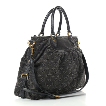 Louis Vuitton Denim Neo Cabby GM Black 3 of 11