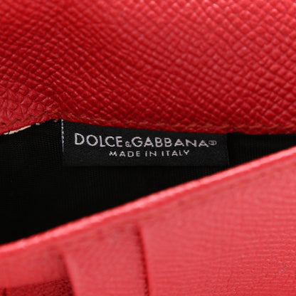 Dolce & Gabbana Patent Majolica Printed Mini Sicily Von Bag Red White 6 of 8
