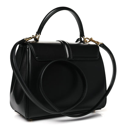 Celine Satinated Calfskin Small 16 Top Handle Bag Black 3 of 10