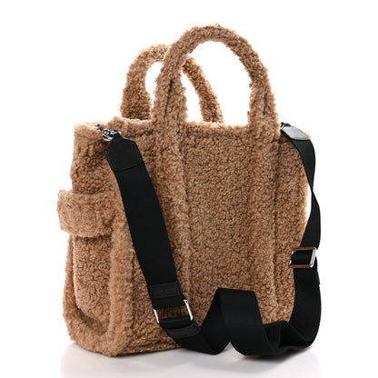 Marc Jacobs Polyester Cotton Medium The Teddy Traveler Tote Bag Beige 3 of 8